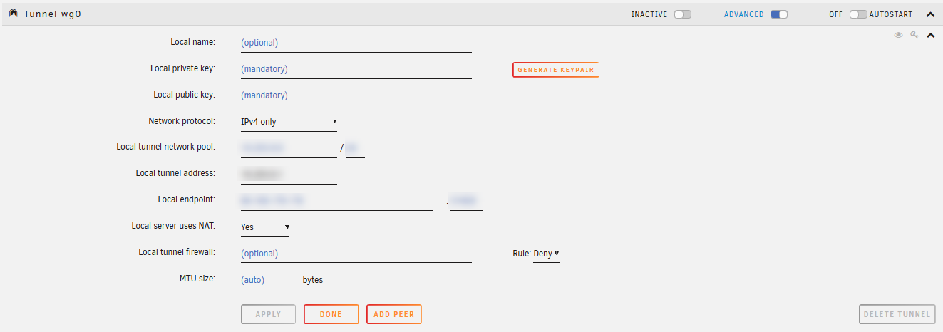 Gestor de VPN